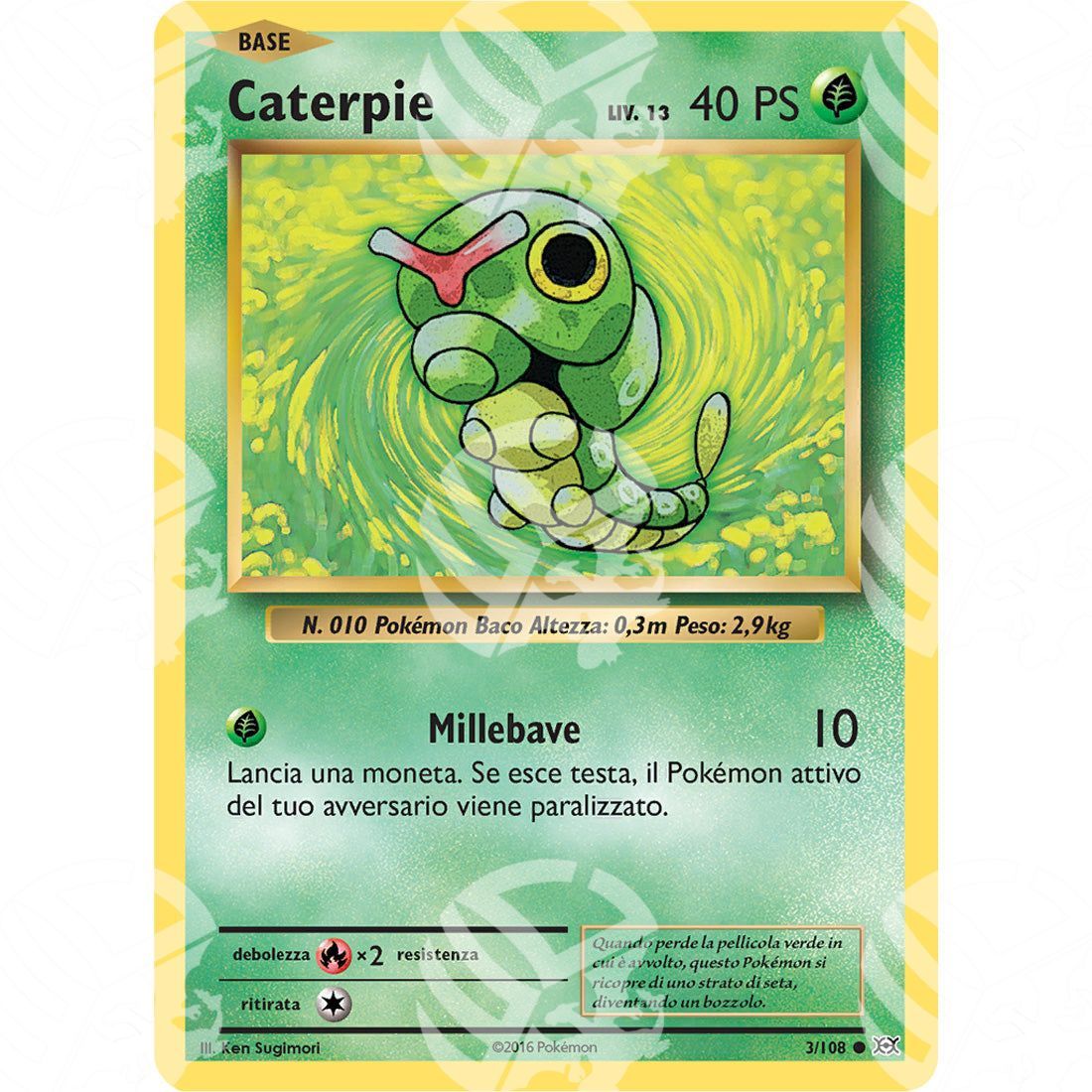 Evoluzioni - Caterpie - 3/108 - Warcard - Evoluzioni - Caterpie - 3/108 i prezzi più bassi sul mercato, solo da www.warcardshop.com! Carte singole, box, buste e mazzi.