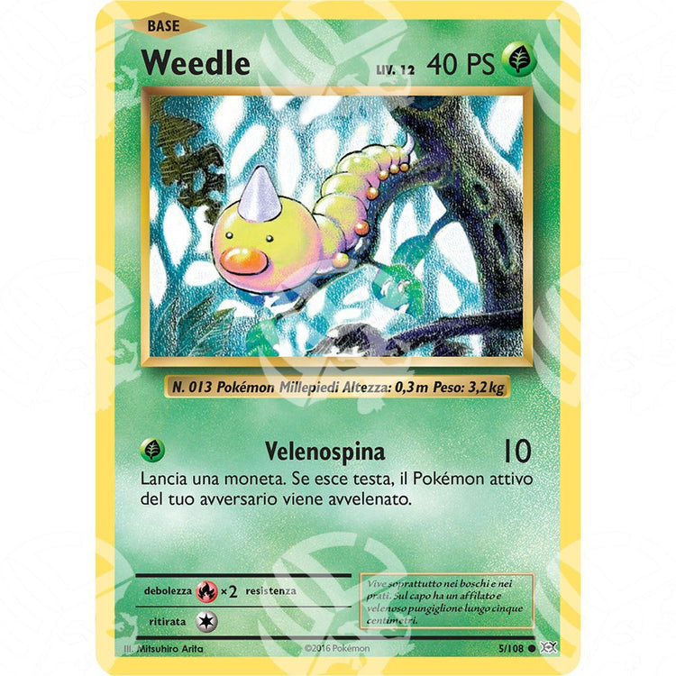 Evoluzioni - Weedle - 5/108 - Warcard - Evoluzioni - Weedle - 5/108 i prezzi più bassi sul mercato, solo da www.warcardshop.com! Carte singole, box, buste e mazzi.