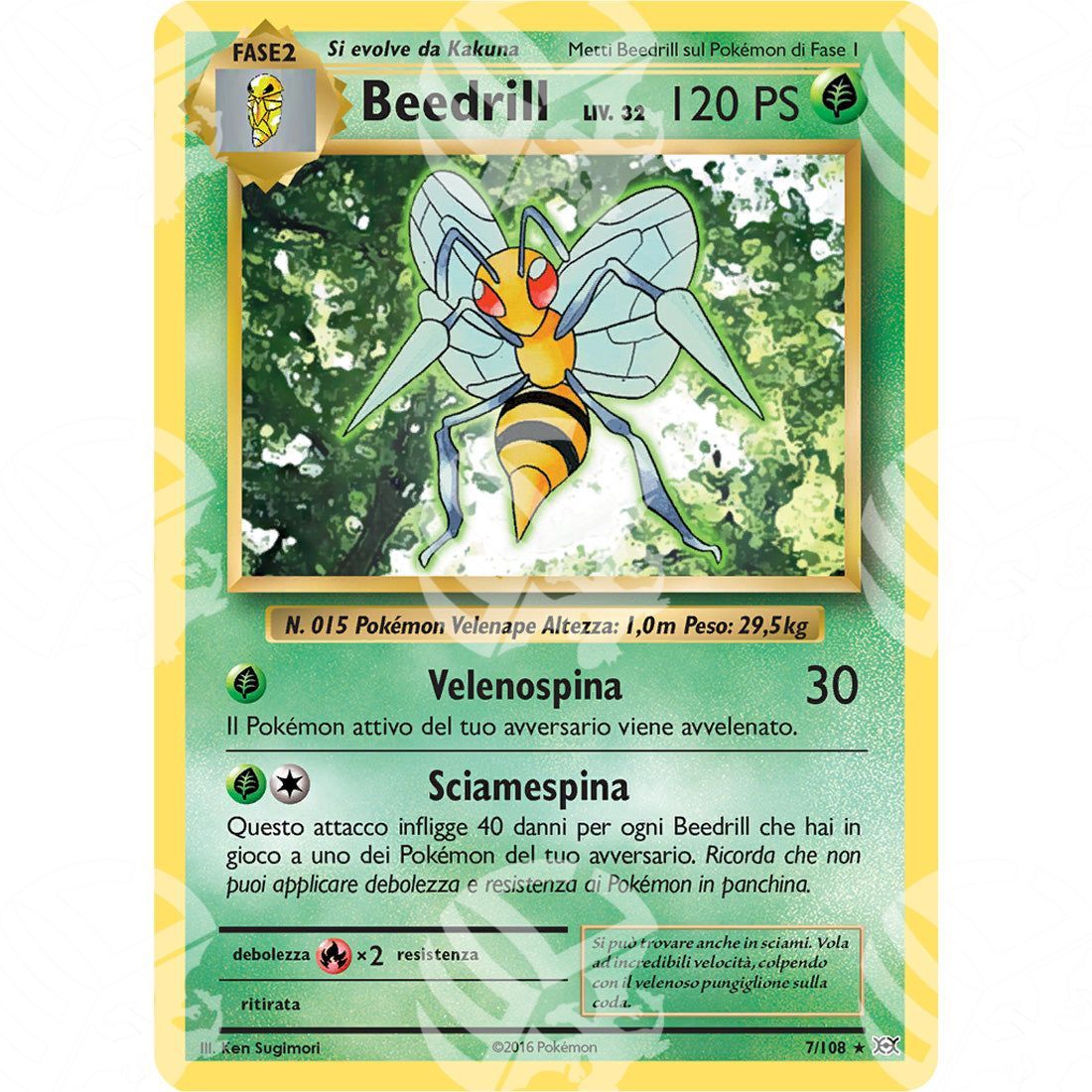 Evoluzioni - Beedrill - 7/108 - Warcard - Evoluzioni - Beedrill - 7/108 i prezzi più bassi sul mercato, solo da www.warcardshop.com! Carte singole, box, buste e mazzi.