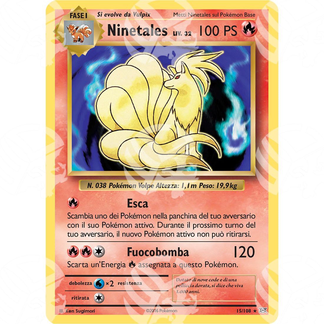 Evoluzioni - Ninetales - Holo Rare 15/108 - Warcard - Evoluzioni - Ninetales - Holo Rare 15/108 i prezzi più bassi sul mercato, solo da www.warcardshop.com! Carte singole, box, buste e mazzi.