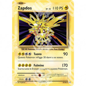 Evoluzioni - Zapdos - Holo Rare 42/108 - Warcard - Evoluzioni - Zapdos - Holo Rare 42/108 i prezzi più bassi sul mercato, solo da www.warcardshop.com! Carte singole, box, buste e mazzi.