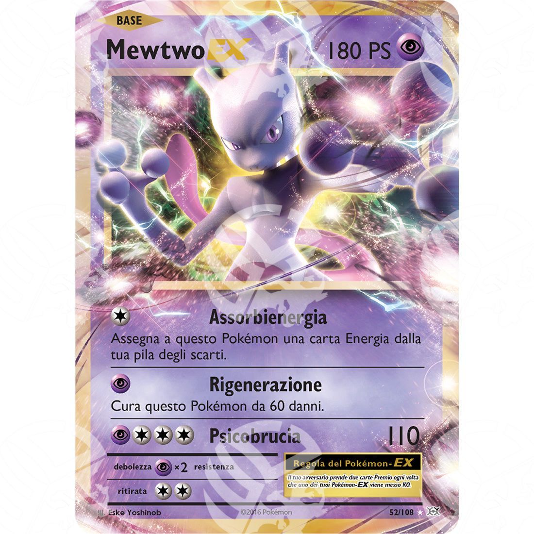 Evoluzioni - Mewtwo EX - Holo Rare 52/108 - Warcard - Evoluzioni - Mewtwo EX - Holo Rare 52/108 i prezzi più bassi sul mercato, solo da www.warcardshop.com! Carte singole, box, buste e mazzi.