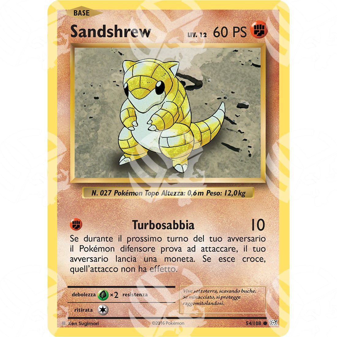 Evoluzioni - Sandshrew - 54/108 - Warcard - Evoluzioni - Sandshrew - 54/108 i prezzi più bassi sul mercato, solo da www.warcardshop.com! Carte singole, box, buste e mazzi.