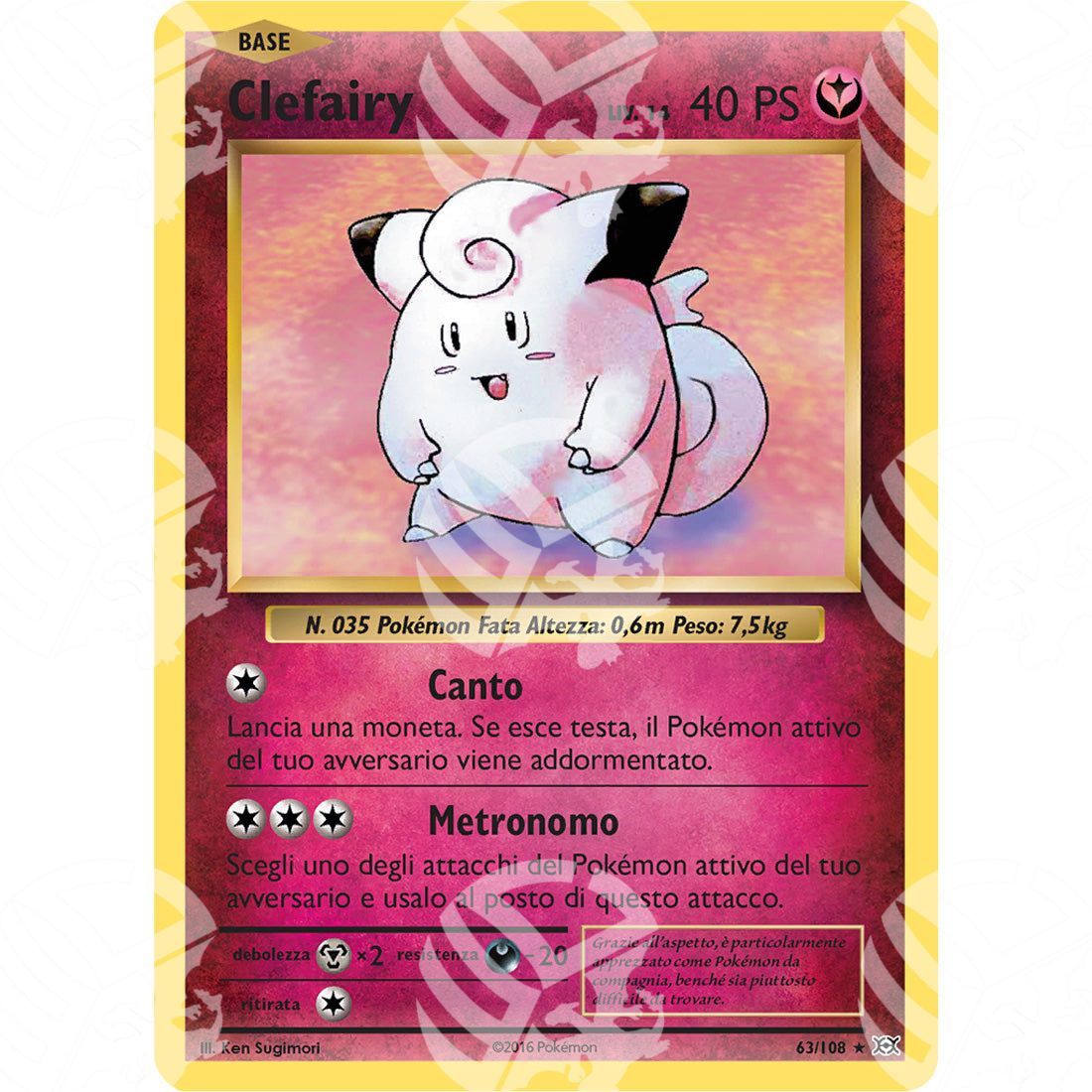 Evoluzioni - Clefairy - Holo Rare 63/108 - Warcard - Evoluzioni - Clefairy - Holo Rare 63/108 i prezzi più bassi sul mercato, solo da www.warcardshop.com! Carte singole, box, buste e mazzi.