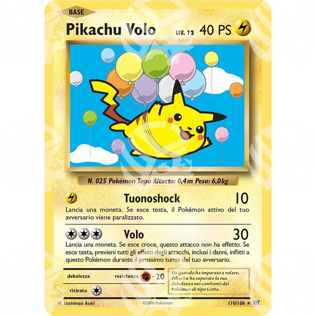 Evoluzioni - Flying Pikachu - Secret Rare 110/108 - Warcard - Evoluzioni - Flying Pikachu - Secret Rare 110/108 i prezzi più bassi sul mercato, solo da www.warcardshop.com! Carte singole, box, buste e mazzi.