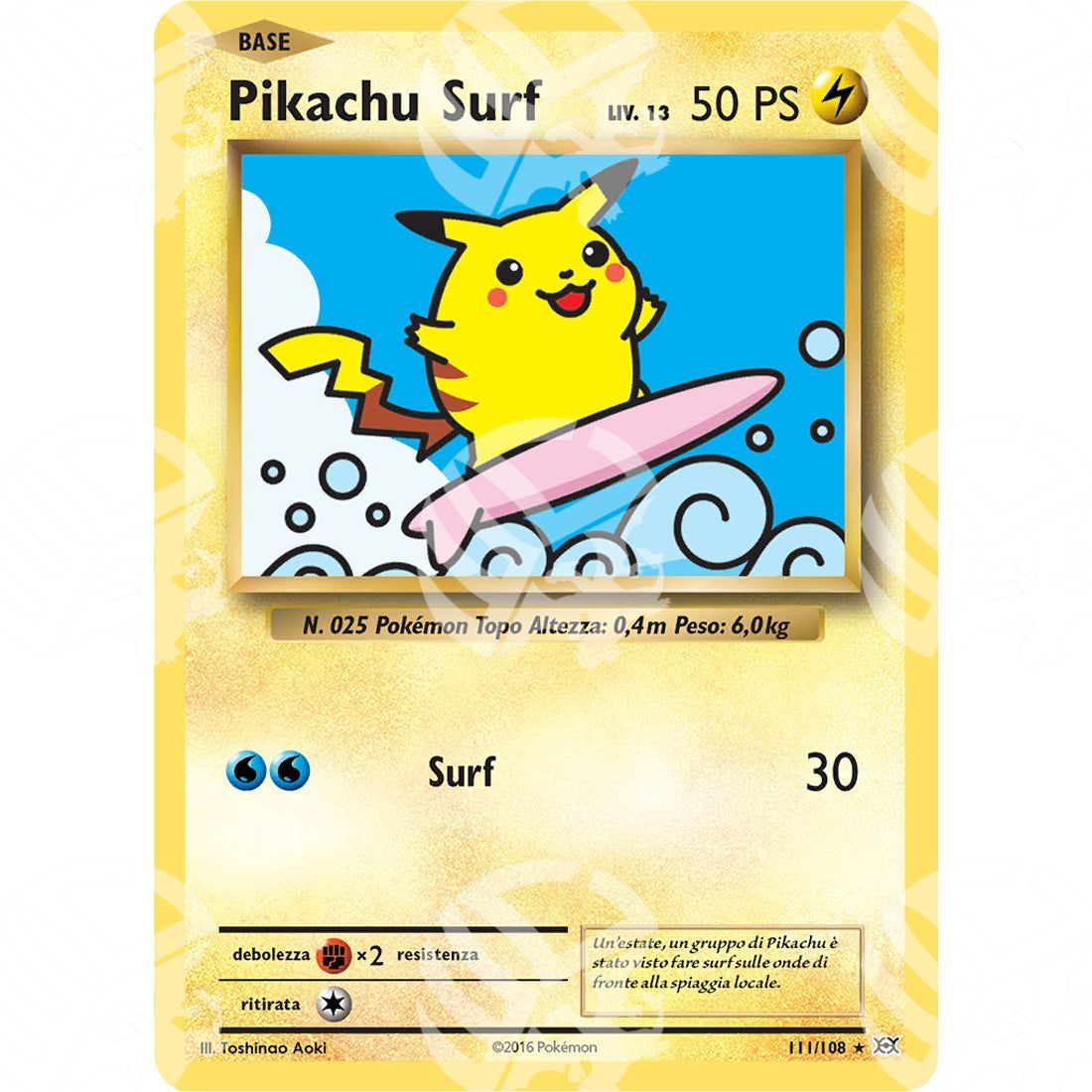 Evoluzioni - Surfing Pikachu - Secret Rare 111/108 - Warcard - Evoluzioni - Surfing Pikachu - Secret Rare 111/108 i prezzi più bassi sul mercato, solo da www.warcardshop.com! Carte singole, box, buste e mazzi.