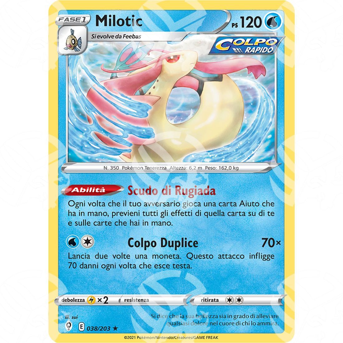 Evoluzioni Eteree - Milotic - 038/203 - Warcard - Evoluzioni Eteree - Milotic - 038/203 i prezzi più bassi sul mercato, solo da www.warcardshop.com! Carte singole, box, buste e mazzi.