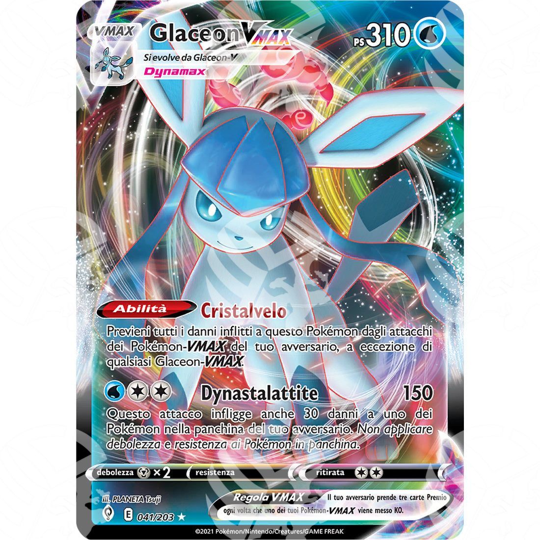 Evoluzioni Eteree - Glaceon VMAX - 041/203 - Warcard - Evoluzioni Eteree - Glaceon VMAX - 041/203 i prezzi più bassi sul mercato, solo da www.warcardshop.com! Carte singole, box, buste e mazzi.