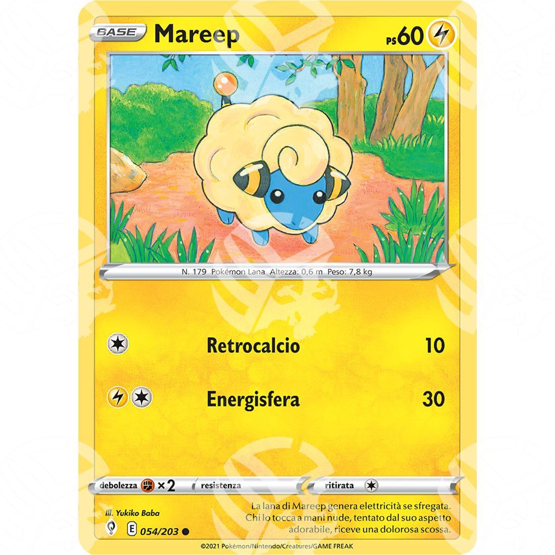 Evoluzioni Eteree - Mareep - 054/203 - Warcard - Evoluzioni Eteree - Mareep - 054/203 i prezzi più bassi sul mercato, solo da www.warcardshop.com! Carte singole, box, buste e mazzi.