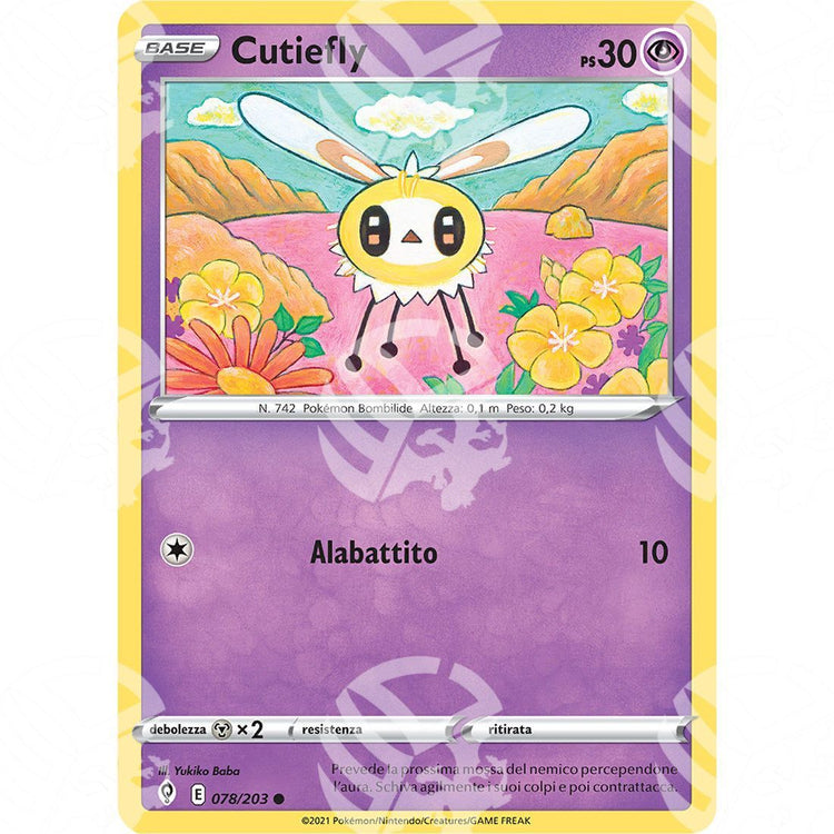 Evoluzioni Eteree - Cutiefly - 078/203 - Warcard - Evoluzioni Eteree - Cutiefly - 078/203 i prezzi più bassi sul mercato, solo da www.warcardshop.com! Carte singole, box, buste e mazzi.