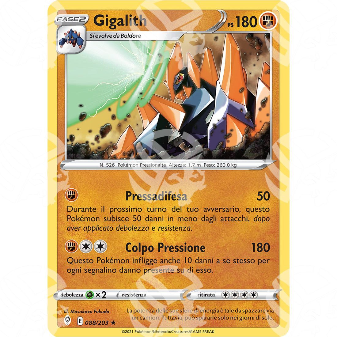 Evoluzioni Eteree - Gigalith - 088/203 - Warcard - Evoluzioni Eteree - Gigalith - 088/203 i prezzi più bassi sul mercato, solo da www.warcardshop.com! Carte singole, box, buste e mazzi.