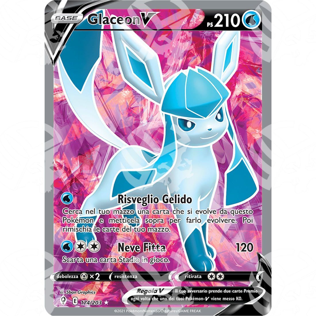 Evoluzioni Eteree - Glaceon V - 174/203 - Warcard - Evoluzioni Eteree - Glaceon V - 174/203 i prezzi più bassi sul mercato, solo da www.warcardshop.com! Carte singole, box, buste e mazzi.