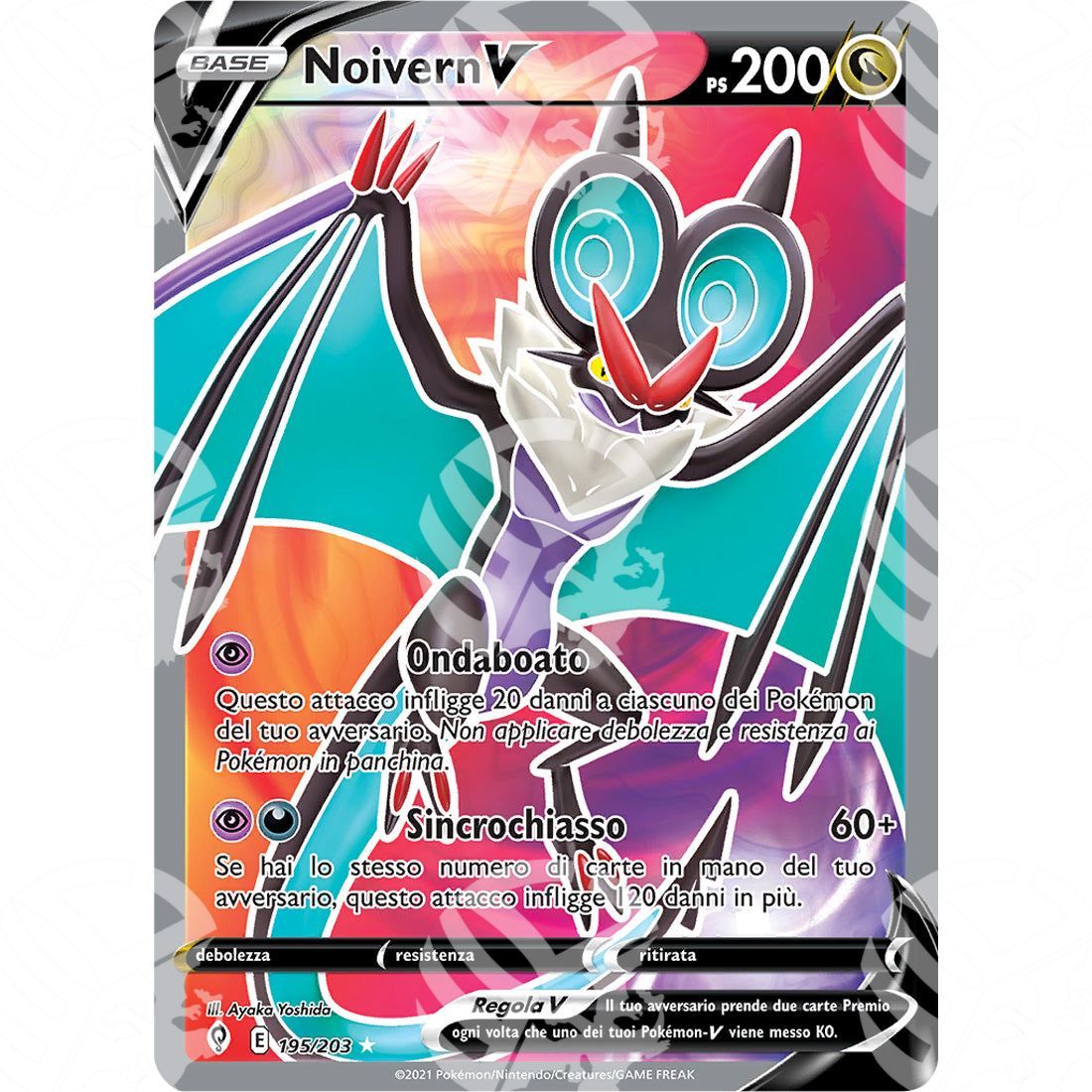 Evoluzioni Eteree - Noivern V - 195/203 - Warcard - Evoluzioni Eteree - Noivern V - 195/203 i prezzi più bassi sul mercato, solo da www.warcardshop.com! Carte singole, box, buste e mazzi.