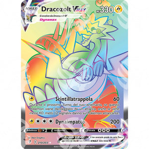 Evoluzioni Eteree - Dracozolt VMAX - Rainbow Rare 210/203 - Warcard - Evoluzioni Eteree - Dracozolt VMAX - Rainbow Rare 210/203 i prezzi più bassi sul mercato, solo da www.warcardshop.com! Carte singole, box, buste e mazzi.