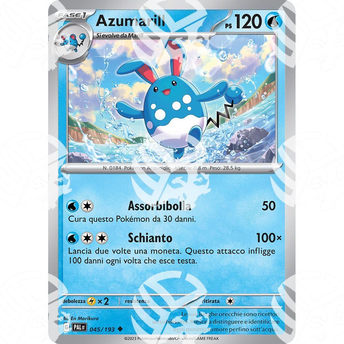 Evoluzioni a Paldea - Azumarill - 045/193 - Warcard - Evoluzioni a Paldea - Azumarill - 045/193 i prezzi più bassi sul mercato, solo da www.warcardshop.com! Carte singole, box, buste e mazzi.