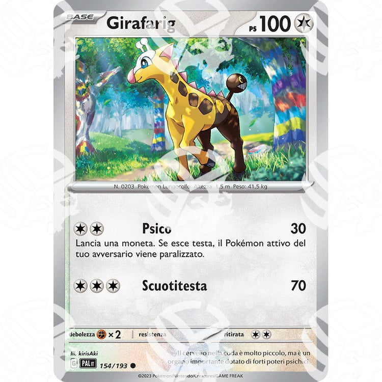 Evoluzioni a Paldea - Girafarig - 154/193 - Warcard - Evoluzioni a Paldea - Girafarig - 154/193 i prezzi più bassi sul mercato, solo da www.warcardshop.com! Carte singole, box, buste e mazzi.