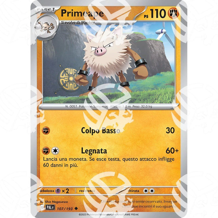 Evoluzioni a Paldea - Primeape - 107/193 - Warcard - Evoluzioni a Paldea - Primeape - 107/193 i prezzi più bassi sul mercato, solo da www.warcardshop.com! Carte singole, box, buste e mazzi.