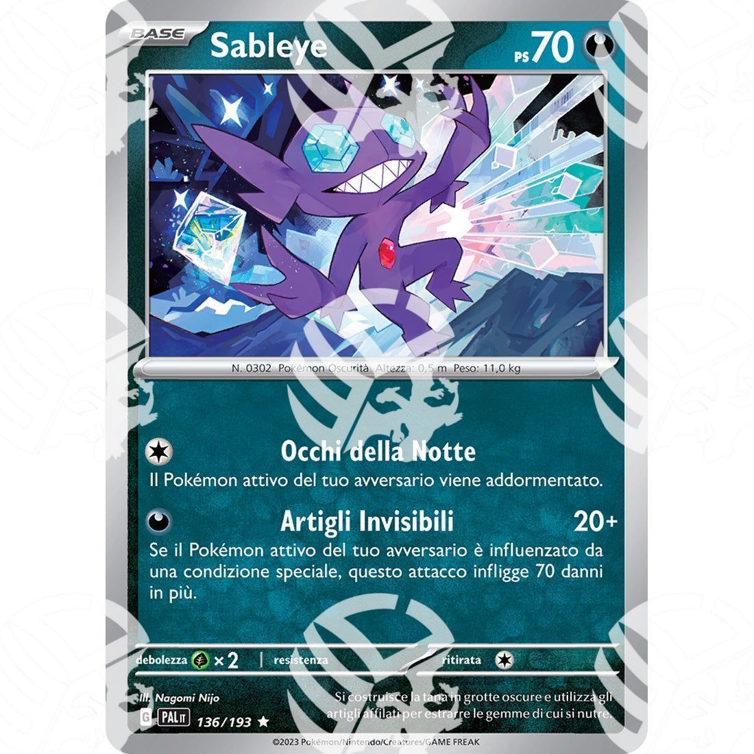 Evoluzioni a Paldea - Sableye - 136/193 - Warcard - Evoluzioni a Paldea - Sableye - 136/193 i prezzi più bassi sul mercato, solo da www.warcardshop.com! Carte singole, box, buste e mazzi.