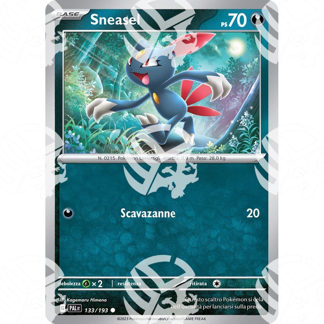 Evoluzioni a Paldea - Sneasel - 133/193 - Warcard - Evoluzioni a Paldea - Sneasel - 133/193 i prezzi più bassi sul mercato, solo da www.warcardshop.com! Carte singole, box, buste e mazzi.