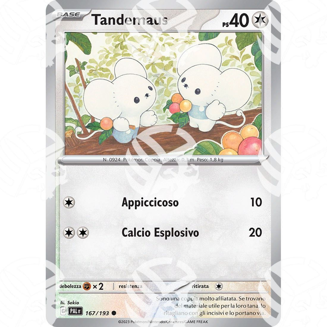 Evoluzioni a Paldea - Tandemaus - 167/193 - Warcard - Evoluzioni a Paldea - Tandemaus - 167/193 i prezzi più bassi sul mercato, solo da www.warcardshop.com! Carte singole, box, buste e mazzi.