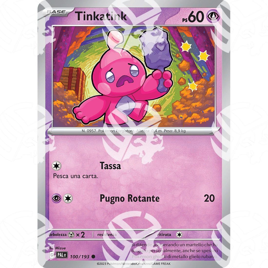 Evoluzioni a Paldea - Tinkatink - 100/193 - Warcard - Evoluzioni a Paldea - Tinkatink - 100/193 i prezzi più bassi sul mercato, solo da www.warcardshop.com! Carte singole, box, buste e mazzi.