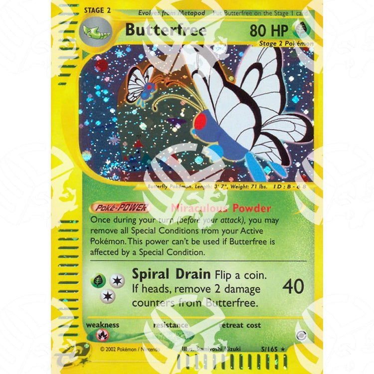 Expedition - Butterfree - Holo Rare 5/165 - Warcard - Expedition - Butterfree - Holo Rare 5/165 i prezzi più bassi sul mercato, solo da www.warcardshop.com! Carte singole, box, buste e mazzi.