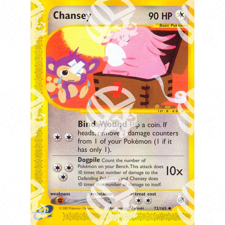 Expedition - Chansey - 72/165 - Warcard - Expedition - Chansey - 72/165 i prezzi più bassi sul mercato, solo da www.warcardshop.com! Carte singole, box, buste e mazzi.