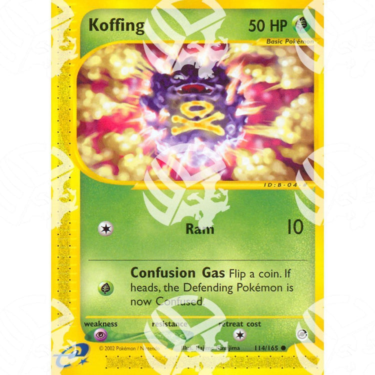 Expedition - Koffing - 114/165 - Warcard - Expedition - Koffing - 114/165 i prezzi più bassi sul mercato, solo da www.warcardshop.com! Carte singole, box, buste e mazzi.