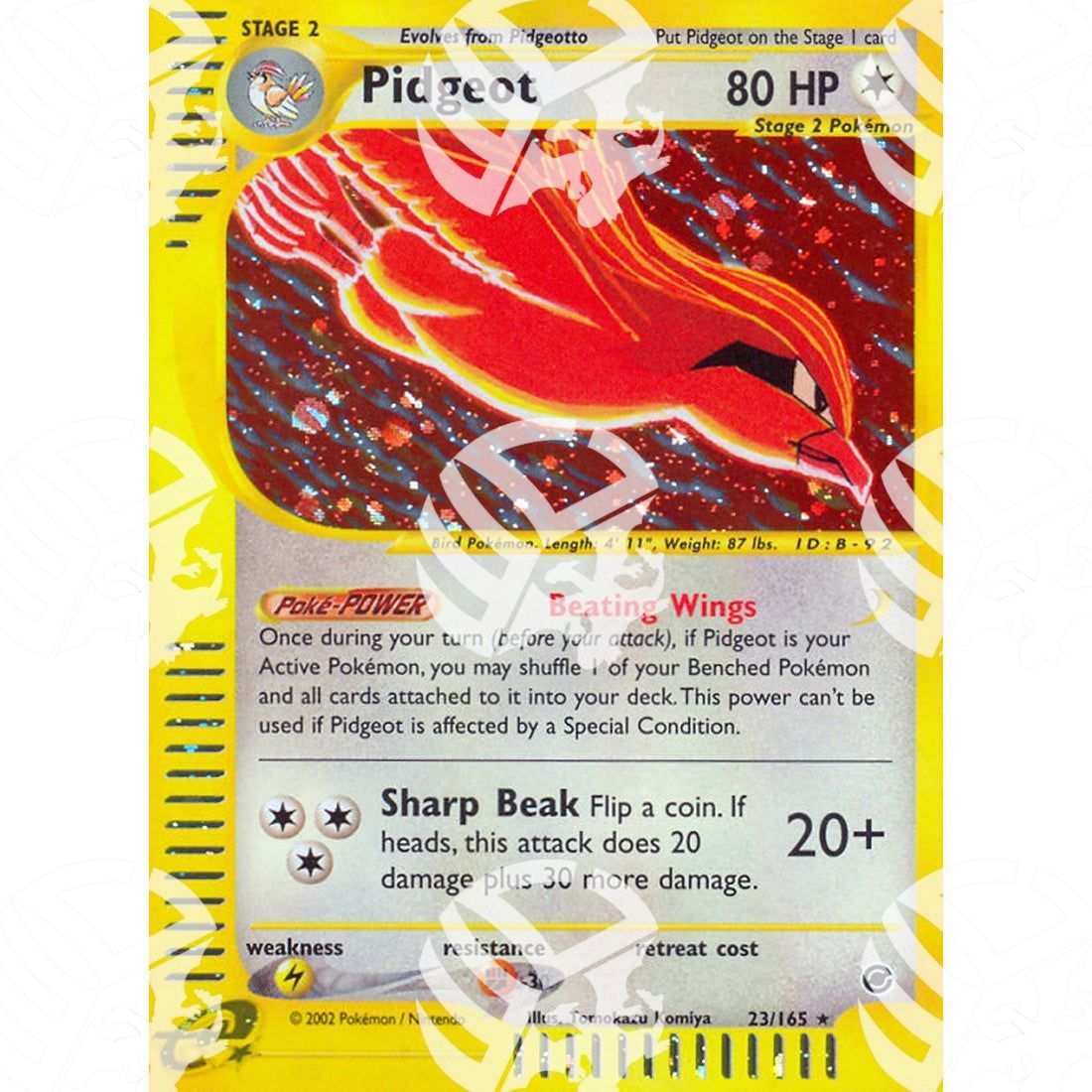 Expedition - Pidgeot - Holo Rare 23/165 - Warcard - Expedition - Pidgeot - Holo Rare 23/165 i prezzi più bassi sul mercato, solo da www.warcardshop.com! Carte singole, box, buste e mazzi.