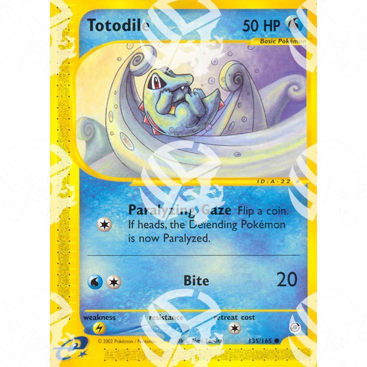 Expedition - Totodile - 135/165 - Warcard - Expedition - Totodile - 135/165 i prezzi più bassi sul mercato, solo da www.warcardshop.com! Carte singole, box, buste e mazzi.