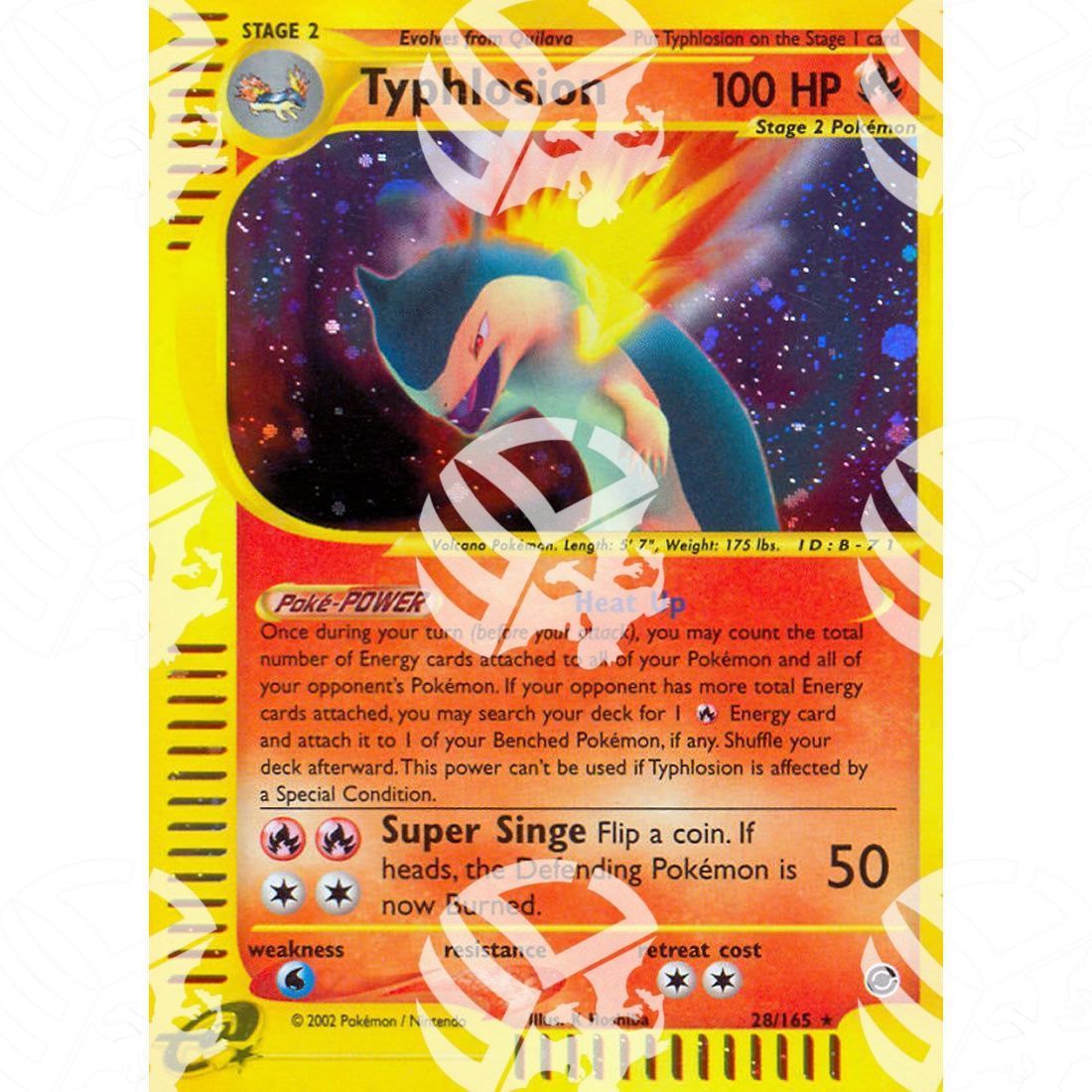 Expedition - Typhlosion - Holo Rare 28/165 - Warcard - Expedition - Typhlosion - Holo Rare 28/165 i prezzi più bassi sul mercato, solo da www.warcardshop.com! Carte singole, box, buste e mazzi.