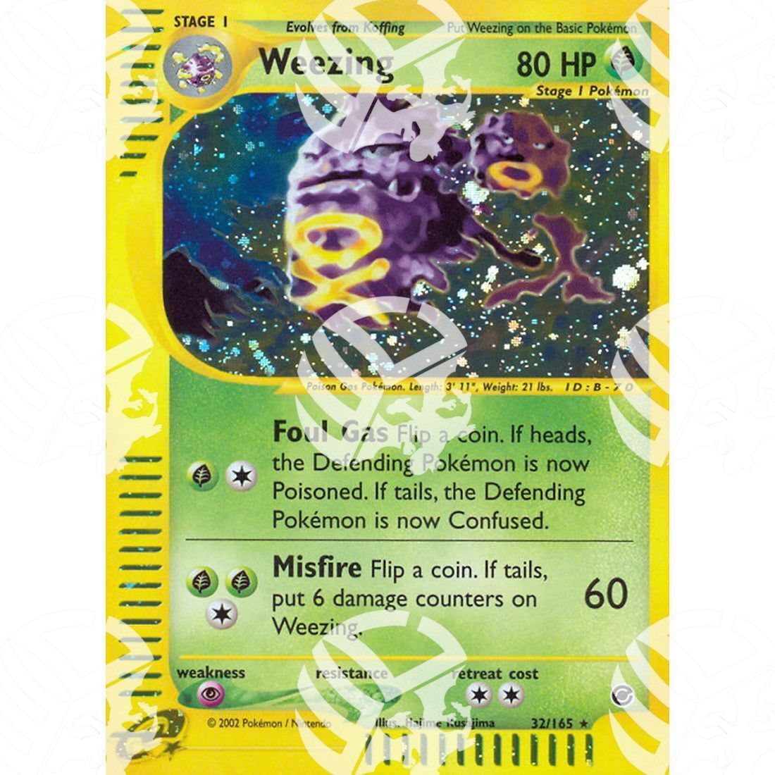 Expedition - Weezing - Holo Rare 32/165 - Warcard - Expedition - Weezing - Holo Rare 32/165 i prezzi più bassi sul mercato, solo da www.warcardshop.com! Carte singole, box, buste e mazzi.