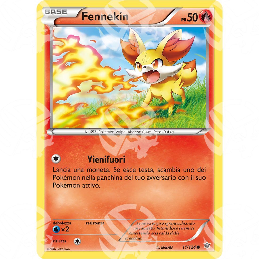 Destini Incrociati - Fennekin - 11/124 - Warcard - Destini Incrociati - Fennekin - 11/124 i prezzi più bassi sul mercato, solo da www.warcardshop.com! Carte singole, box, buste e mazzi.