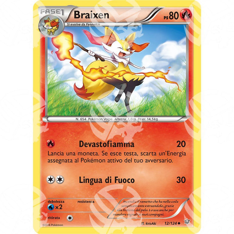 Destini Incrociati - Braixen - 12/124 - Warcard - Destini Incrociati - Braixen - 12/124 i prezzi più bassi sul mercato, solo da www.warcardshop.com! Carte singole, box, buste e mazzi.