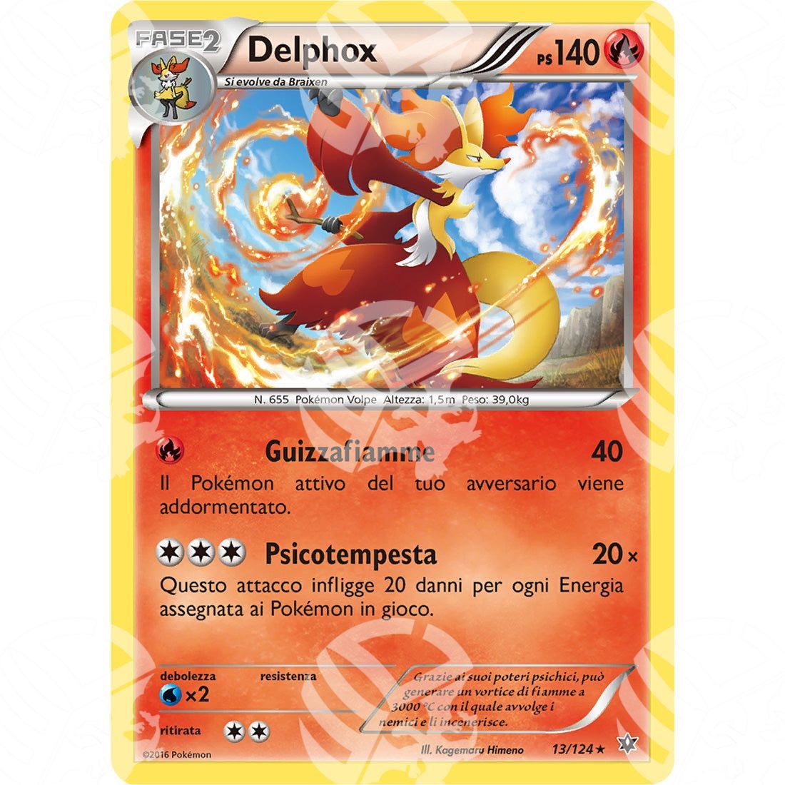 Destini Incrociati - Delphox - Holo Rare 13/124 - Warcard - Destini Incrociati - Delphox - Holo Rare 13/124 i prezzi più bassi sul mercato, solo da www.warcardshop.com! Carte singole, box, buste e mazzi.