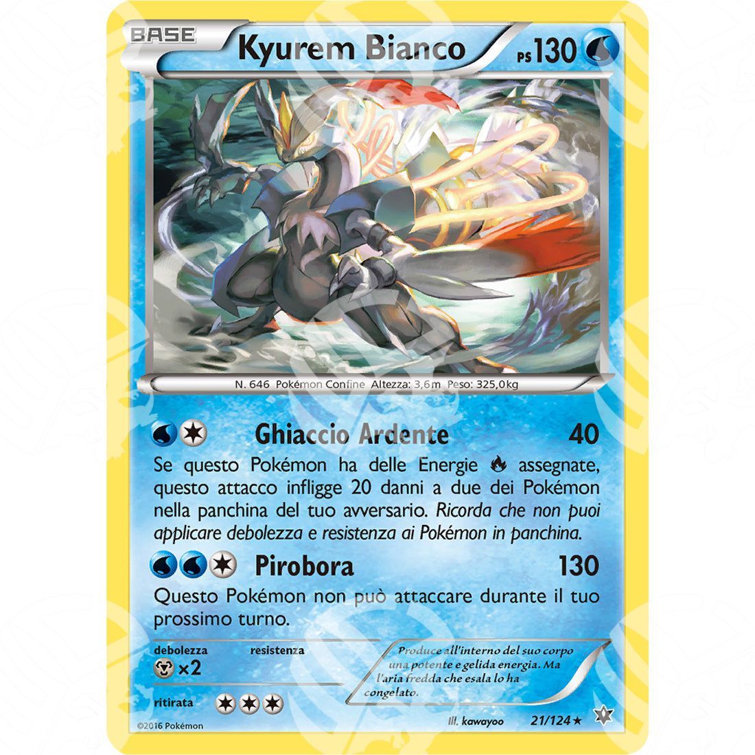 Destini Incrociati - White Kyurem - Holo Rare 21/124 - Warcard - Destini Incrociati - White Kyurem - Holo Rare 21/124 i prezzi più bassi sul mercato, solo da www.warcardshop.com! Carte singole, box, buste e mazzi.