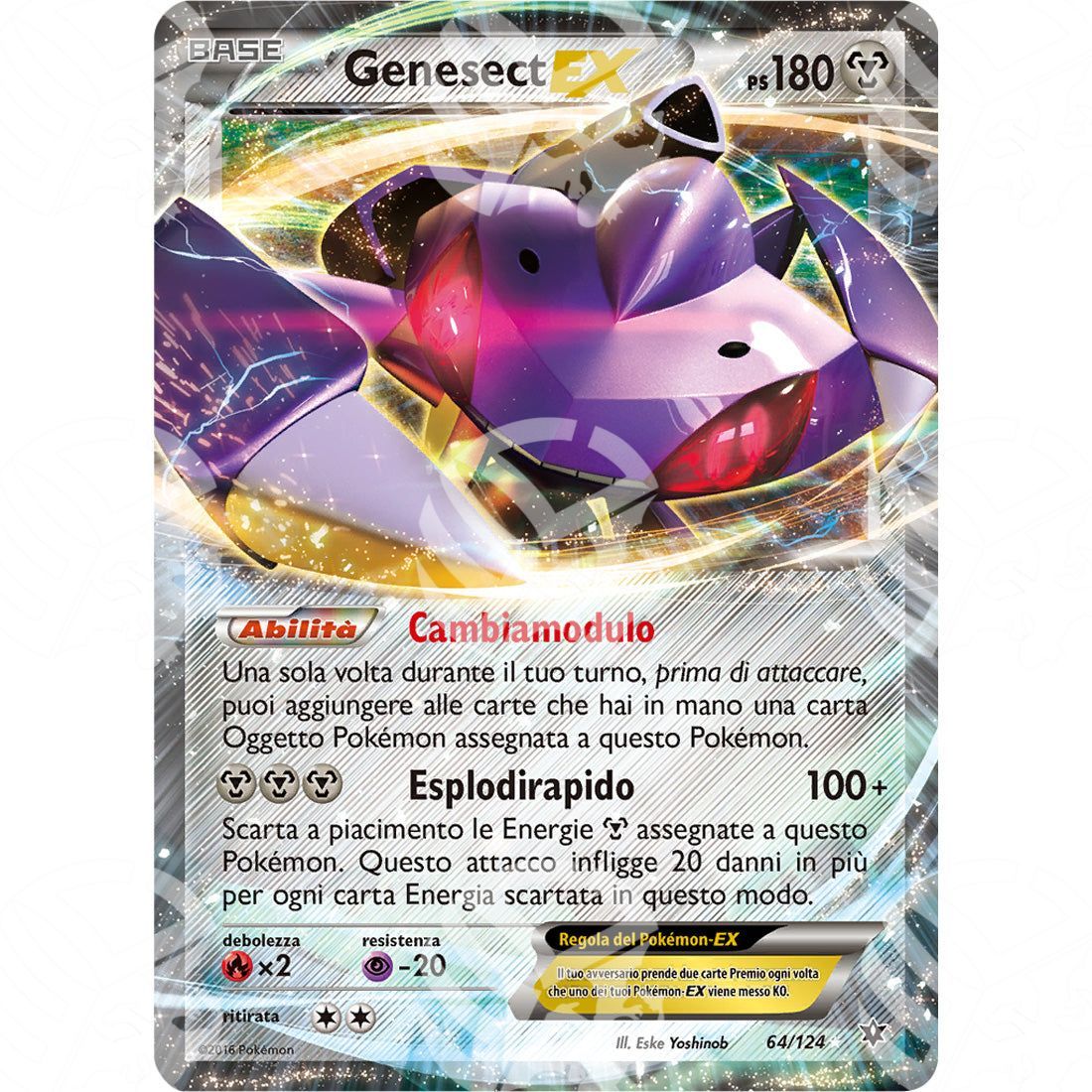 Destini Incrociati - Genesect EX - Holo Rare 64/124 - Warcard - Destini Incrociati - Genesect EX - Holo Rare 64/124 i prezzi più bassi sul mercato, solo da www.warcardshop.com! Carte singole, box, buste e mazzi.