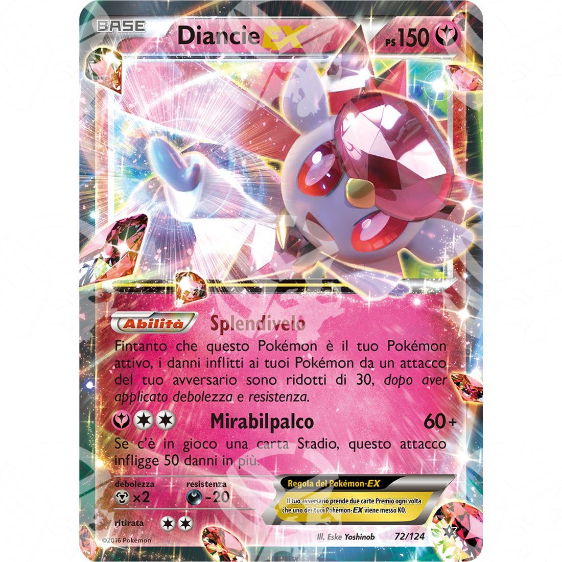 Destini Incrociati - Diancie EX - Holo Rare 72/124 - Warcard - Destini Incrociati - Diancie EX - Holo Rare 72/124 i prezzi più bassi sul mercato, solo da www.warcardshop.com! Carte singole, box, buste e mazzi.