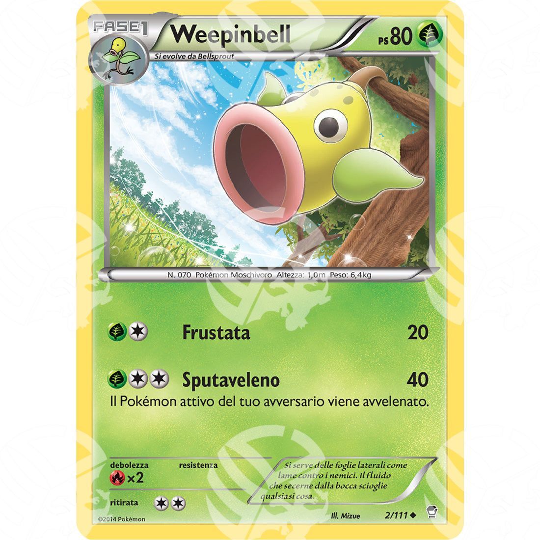 Colpi Furiosi - Weepinbell - 2/111 - Warcard - Colpi Furiosi - Weepinbell - 2/111 i prezzi più bassi sul mercato, solo da www.warcardshop.com! Carte singole, box, buste e mazzi.