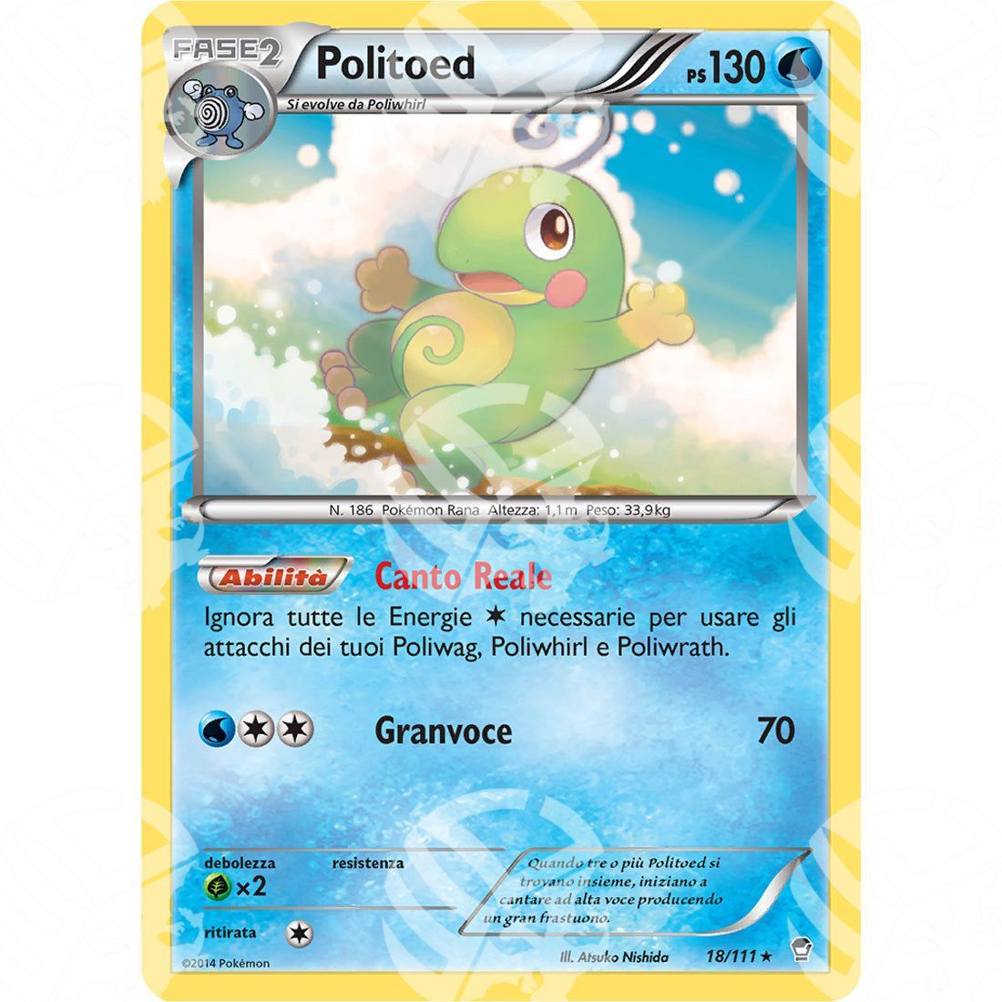 Colpi Furiosi - Politoed - 18/111 - Warcard - Colpi Furiosi - Politoed - 18/111 i prezzi più bassi sul mercato, solo da www.warcardshop.com! Carte singole, box, buste e mazzi.