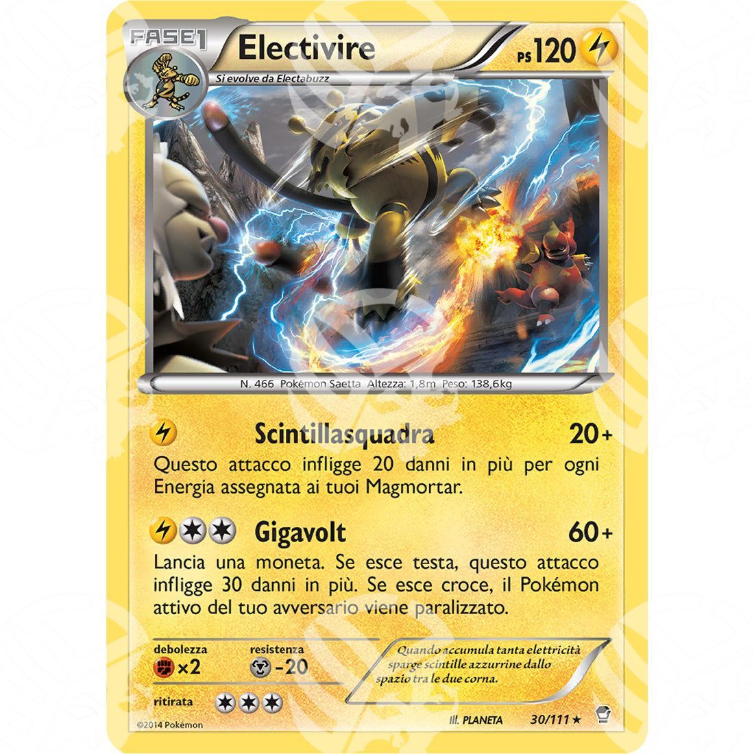 Colpi Furiosi - Electivire - 30/111 - Warcard - Colpi Furiosi - Electivire - 30/111 i prezzi più bassi sul mercato, solo da www.warcardshop.com! Carte singole, box, buste e mazzi.