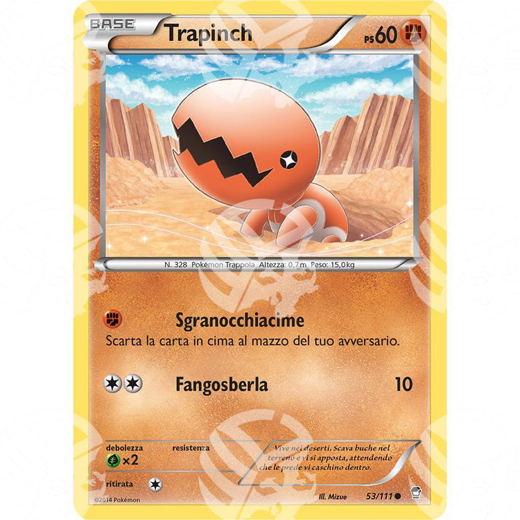 Colpi Furiosi - Trapinch - 53/111 - Warcard - Colpi Furiosi - Trapinch - 53/111 i prezzi più bassi sul mercato, solo da www.warcardshop.com! Carte singole, box, buste e mazzi.