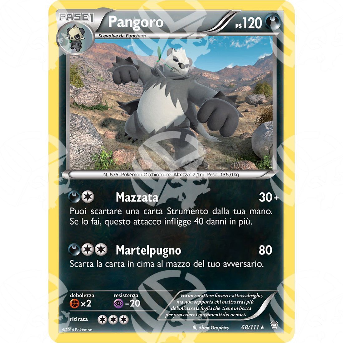 Colpi Furiosi - Pangoro - 68/111 - Warcard - Colpi Furiosi - Pangoro - 68/111 i prezzi più bassi sul mercato, solo da www.warcardshop.com! Carte singole, box, buste e mazzi.