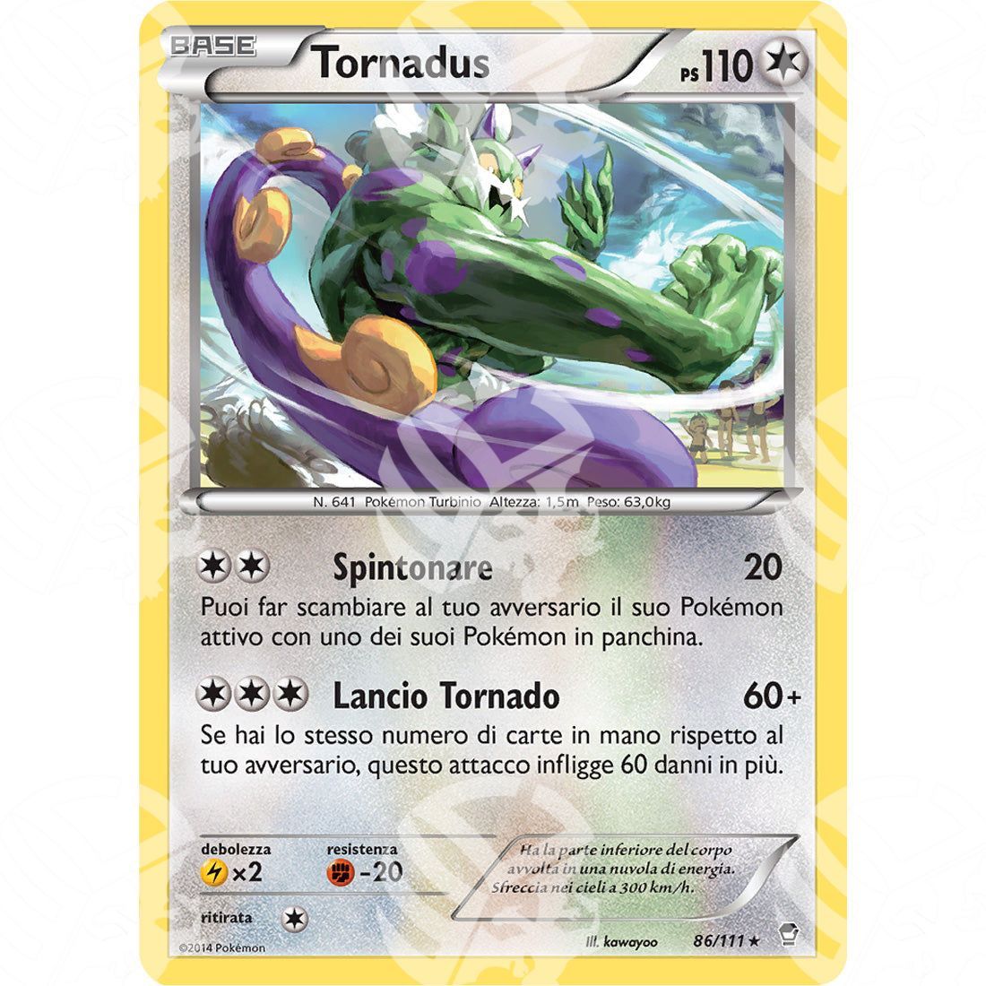 Colpi Furiosi - Tornadus - 86/111 - Warcard - Colpi Furiosi - Tornadus - 86/111 i prezzi più bassi sul mercato, solo da www.warcardshop.com! Carte singole, box, buste e mazzi.