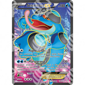 Colpi Furiosi - Seismitoad EX - Ultra Rare 106/111 - Warcard - Colpi Furiosi - Seismitoad EX - Ultra Rare 106/111 i prezzi più bassi sul mercato, solo da www.warcardshop.com! Carte singole, box, buste e mazzi.