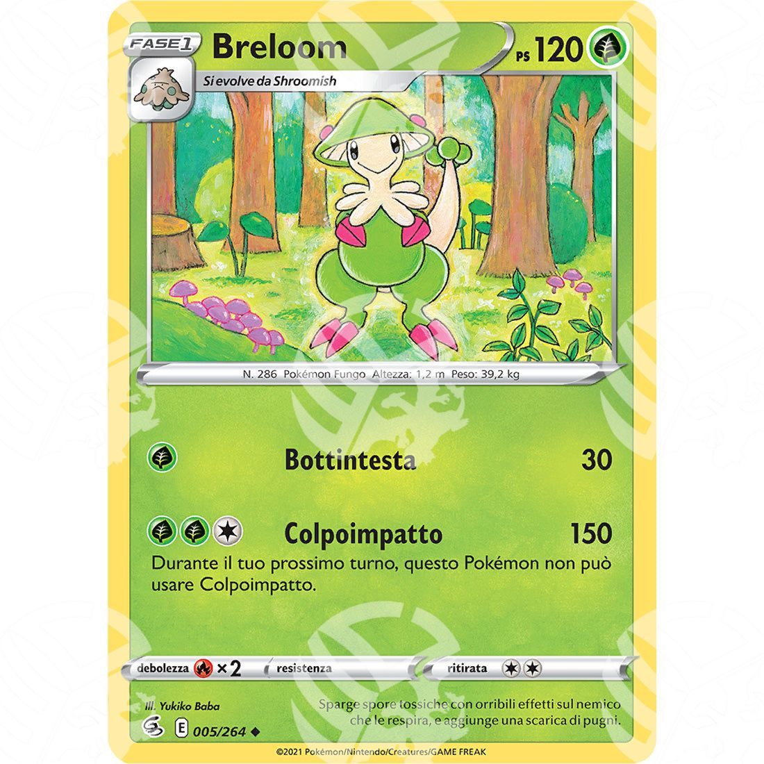 Colpo Fusione - Breloom - 005/264 - Warcard - Colpo Fusione - Breloom - 005/264 i prezzi più bassi sul mercato, solo da www.warcardshop.com! Carte singole, box, buste e mazzi.