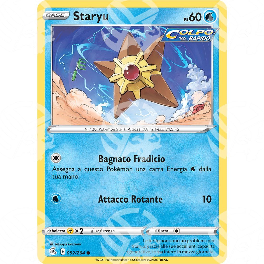 Colpo Fusione - Staryu - 052/264 - Warcard - Colpo Fusione - Staryu - 052/264 i prezzi più bassi sul mercato, solo da www.warcardshop.com! Carte singole, box, buste e mazzi.