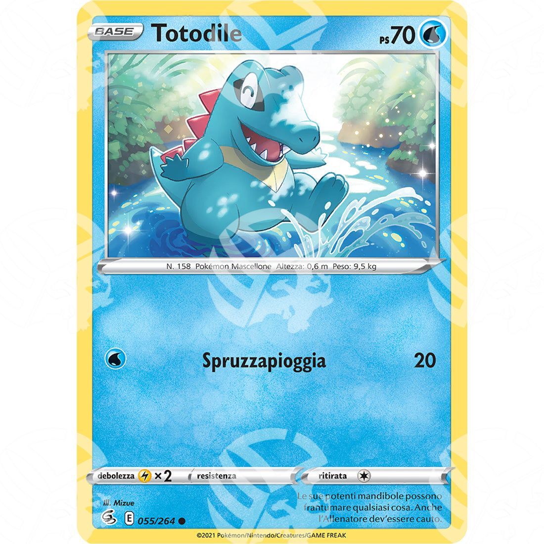 Colpo Fusione - Totodile - 055/264 - Warcard - Colpo Fusione - Totodile - 055/264 i prezzi più bassi sul mercato, solo da www.warcardshop.com! Carte singole, box, buste e mazzi.