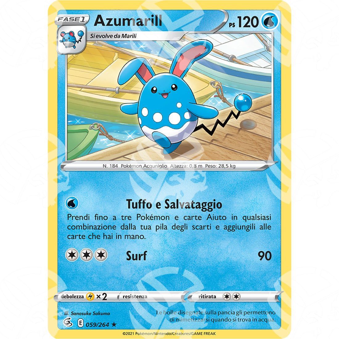 Colpo Fusione - Azumarill - 059/264 - Warcard - Colpo Fusione - Azumarill - 059/264 i prezzi più bassi sul mercato, solo da www.warcardshop.com! Carte singole, box, buste e mazzi.