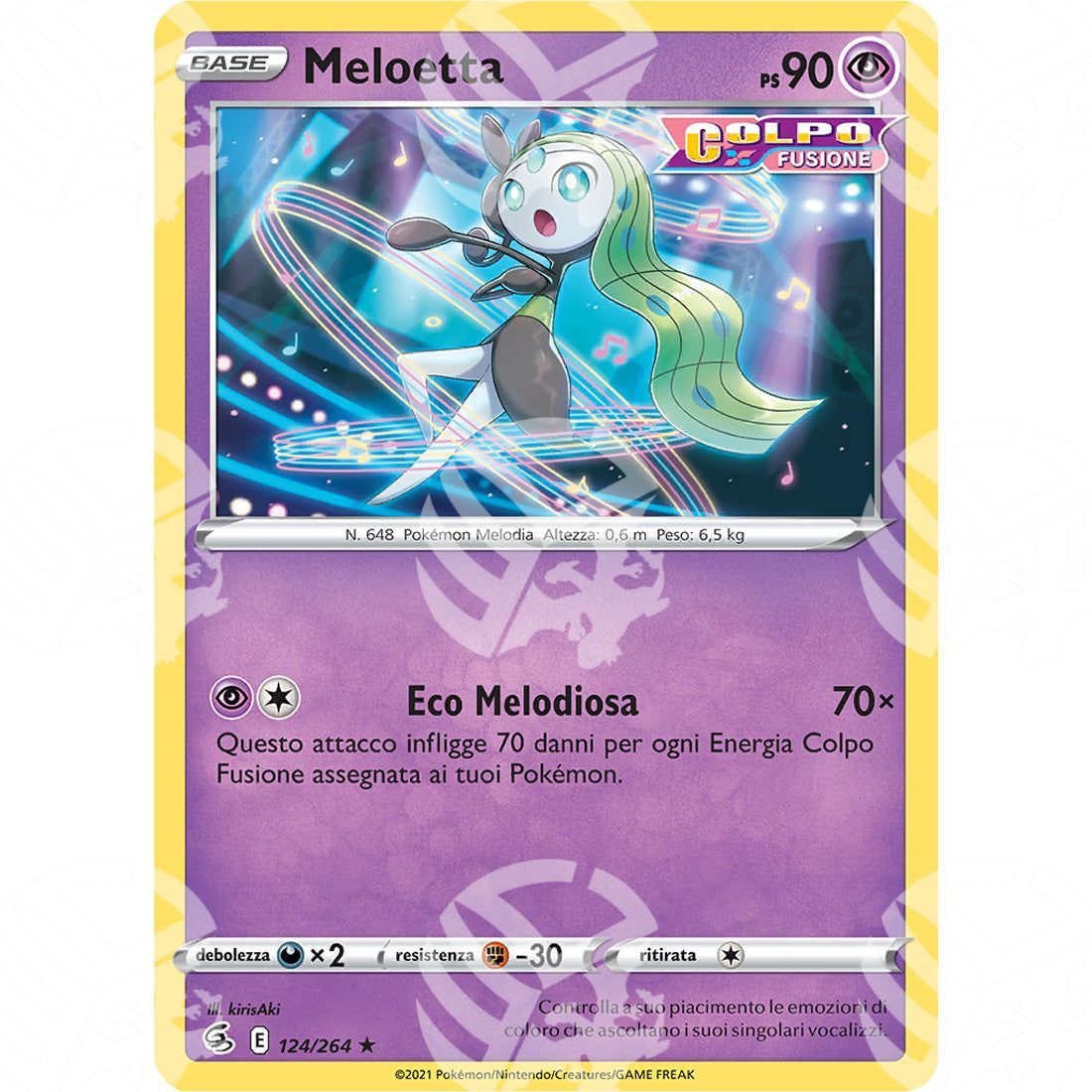 Colpo Fusione - Meloetta - 124/264 - Warcard - Colpo Fusione - Meloetta - 124/264 i prezzi più bassi sul mercato, solo da www.warcardshop.com! Carte singole, box, buste e mazzi.